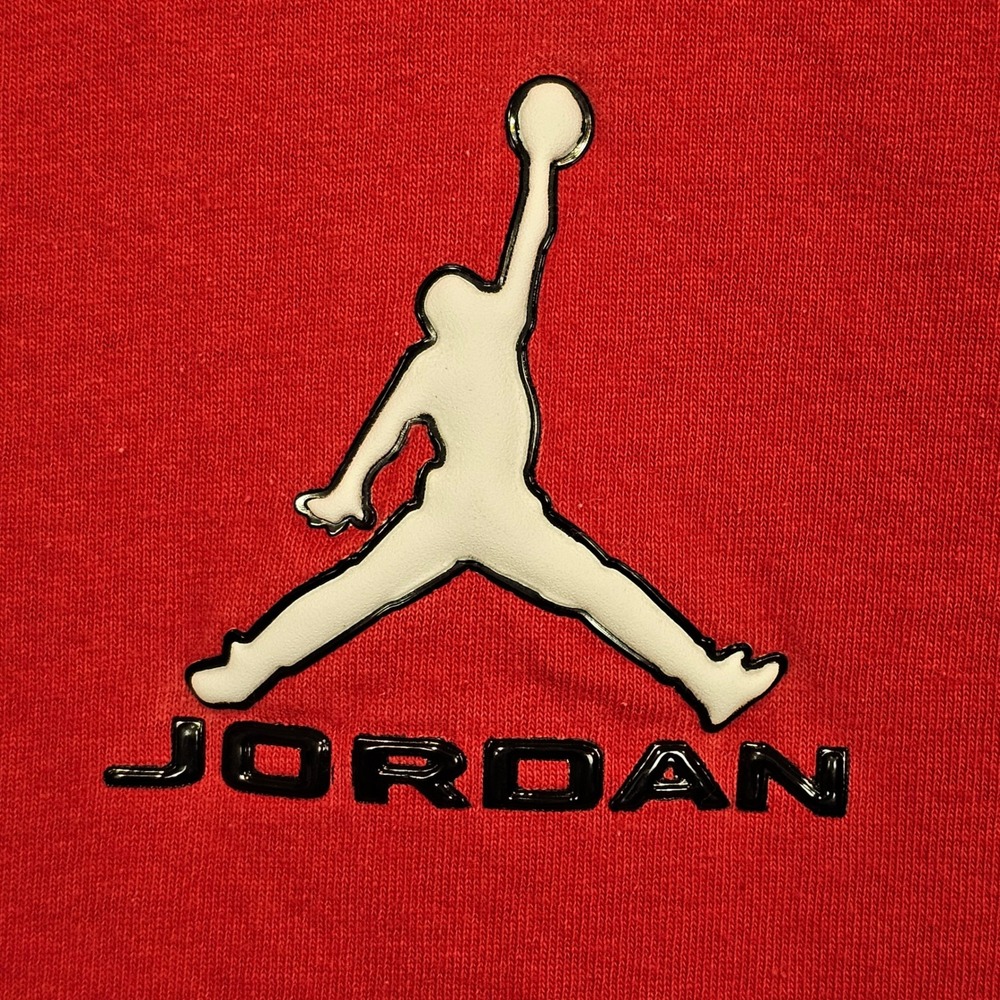VTG Jordan Mens XXL Red Sleeveless Muscle Tee Jumpman Logo Cotton Shirt 1542
